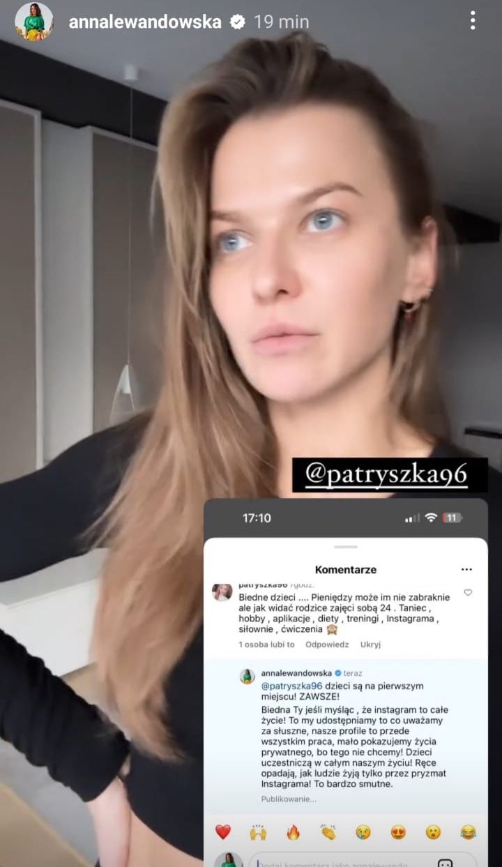 Anna Lewandowska o macierzyństwie, fot. Instagram