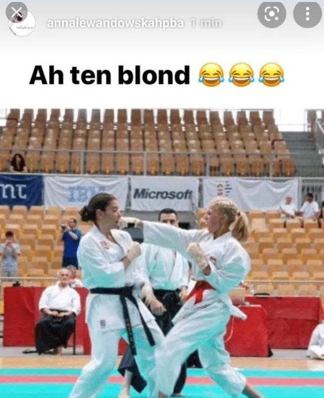 Anna Lewandowska w blond włosach, fot. Instagram