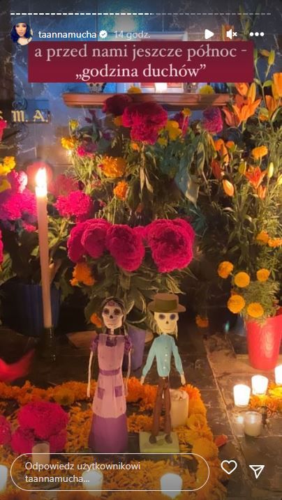 Anna Mucha spędziła dzień Wszystkich Świętych w Meksyku, fot. Instagram taannamucha 5.JPG