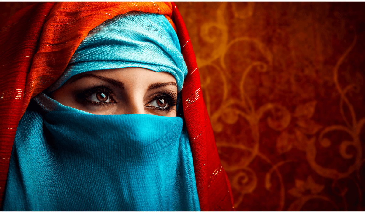 Arabski makijaż oczu