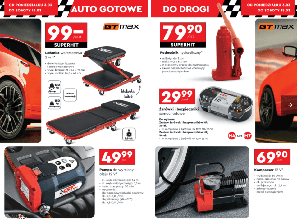 Auto gotowe do drogi - Okazje tygodnia - 01.03 - Gazetka - Biedronka.pl - [www.biedronka.pl].png