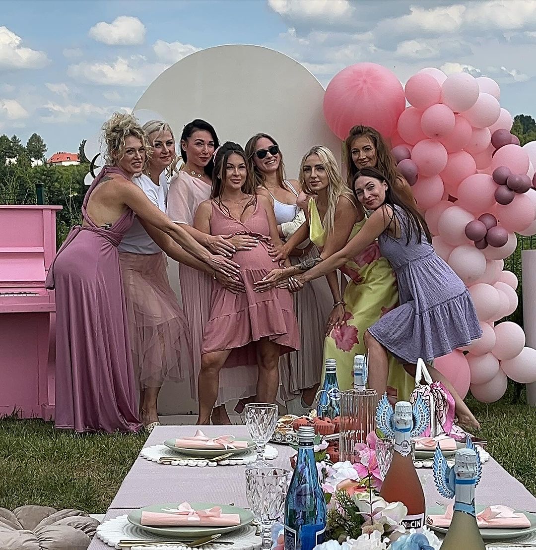 Baby shower Anny Sowińskiej, fot. Instagram