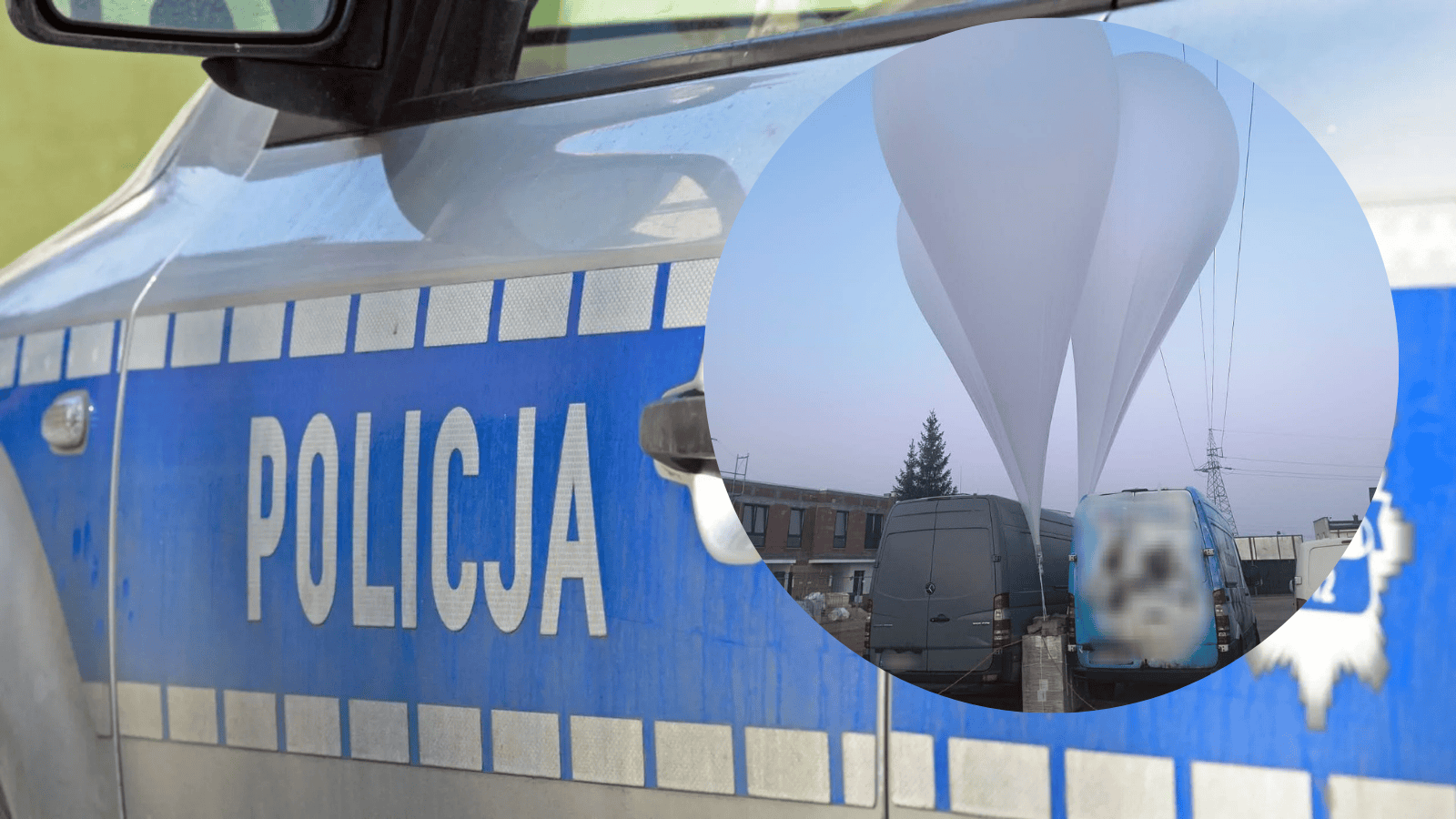 Na posesji wylądowały trzy tajemnicze obiekty. Służby w akcji