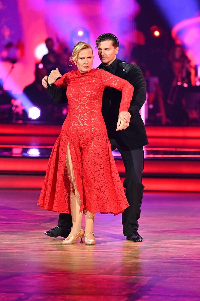 Barbara Bursztynowicz i Michał Kassin podczas Tańca z Gwiazdami