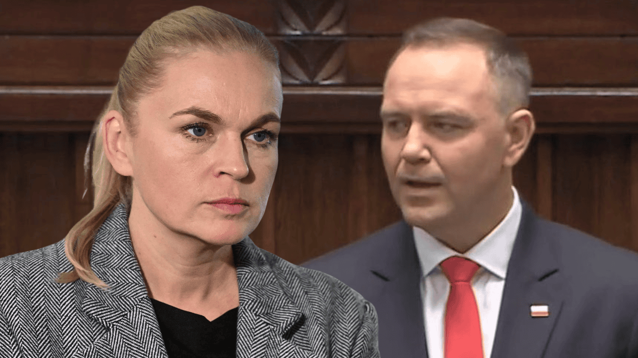 Barbara Nowacka i Karol Nawrocki