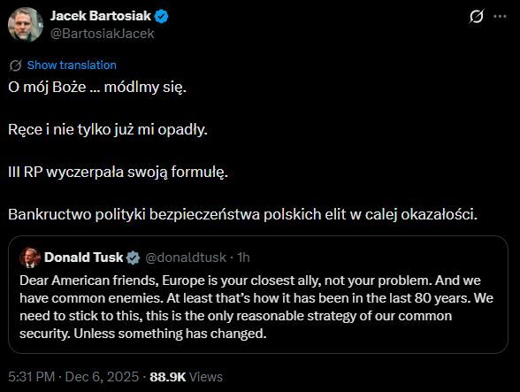 Najnowszy wpis Tuska skierowany do Trumpa. Prosi o pomoc