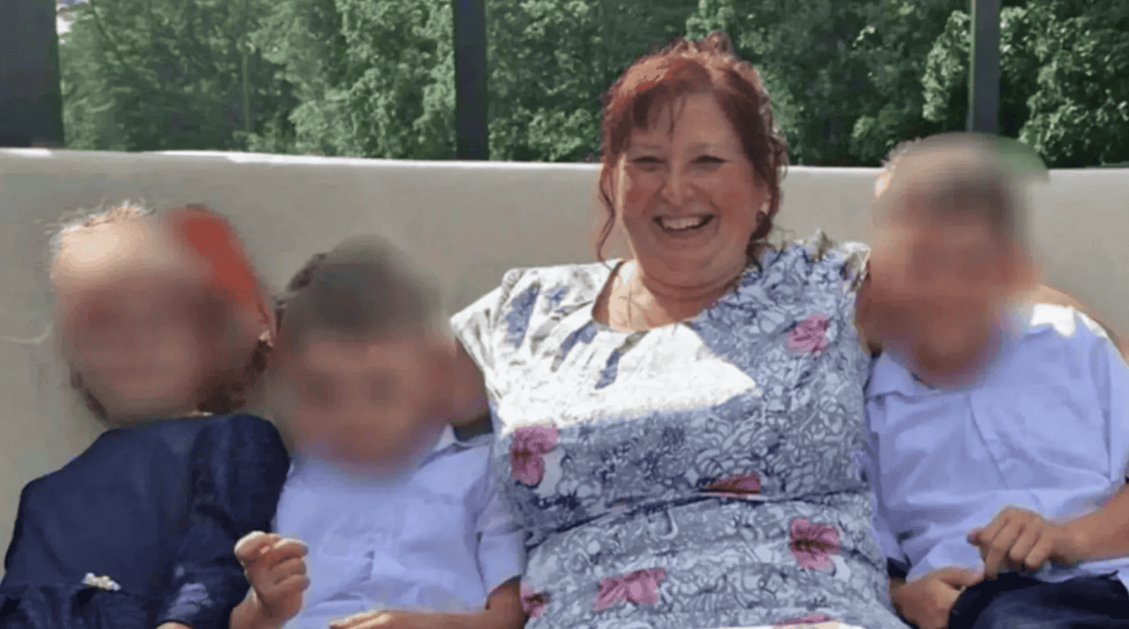 Beata Klimek z dziećmi
