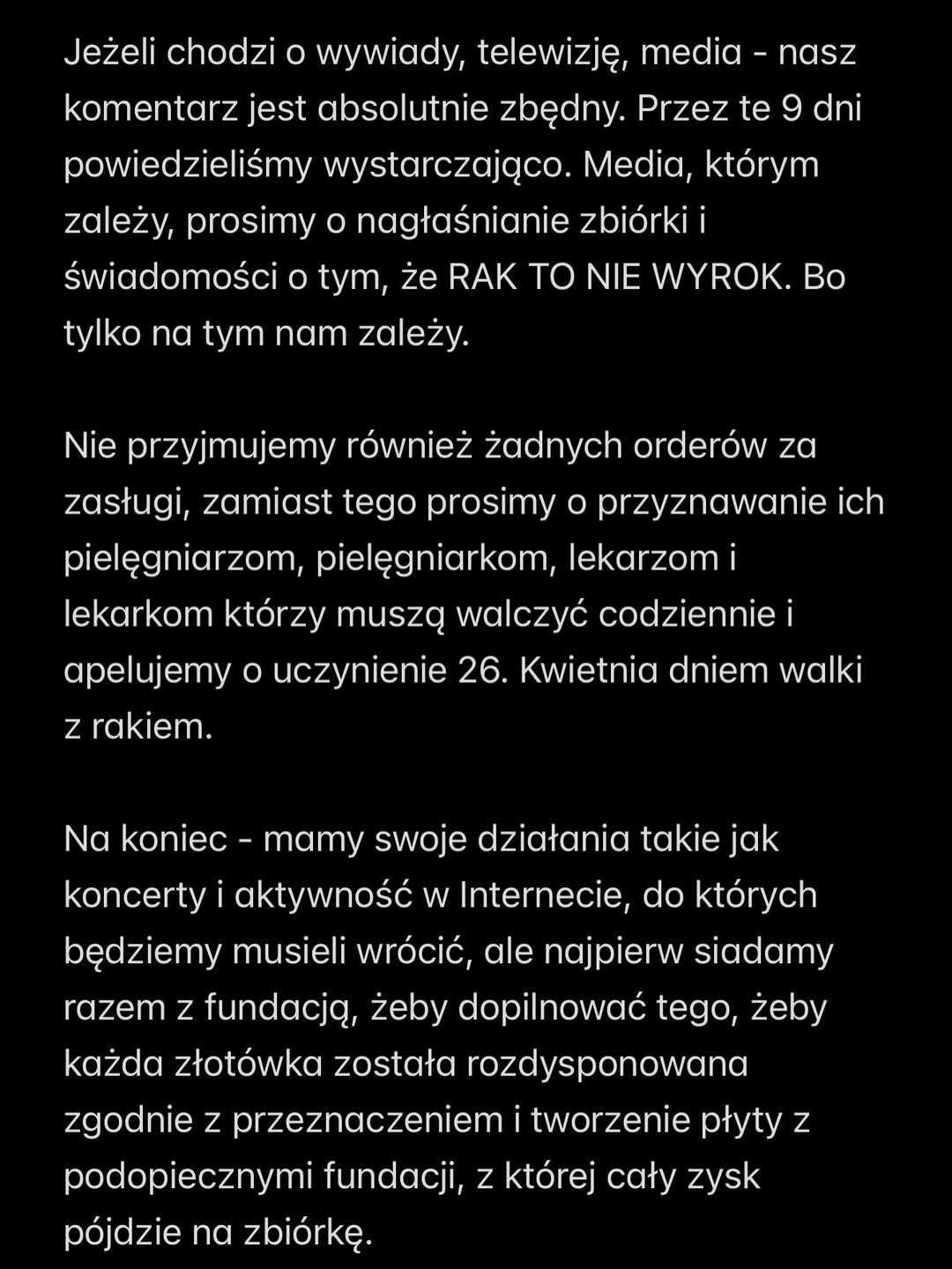 Bedoes i Łatwogang przerwali milczenie po zbiórce. Padły zaskakujące słowa