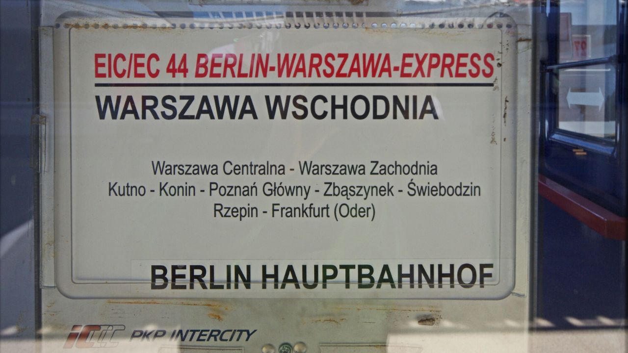 Berlin, pociąg, Polacy