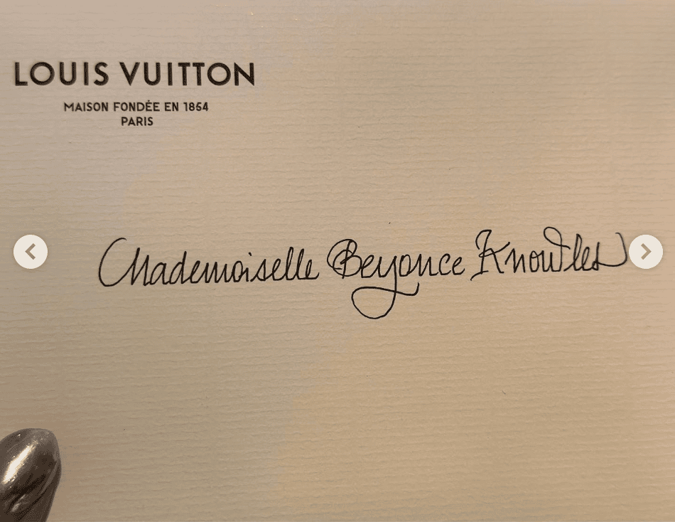 Beyonce dostała prezent od Louis Vuitton