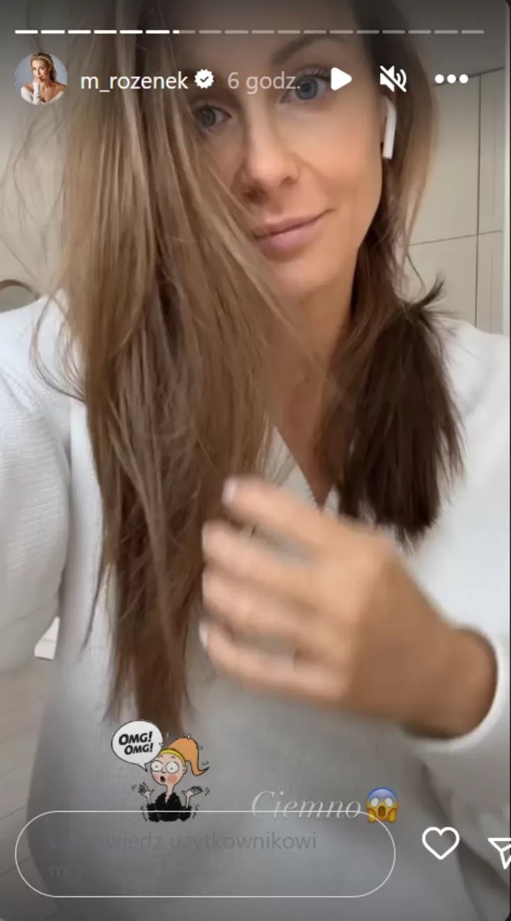 Małgorzata Rozenek nowy kolor włosów