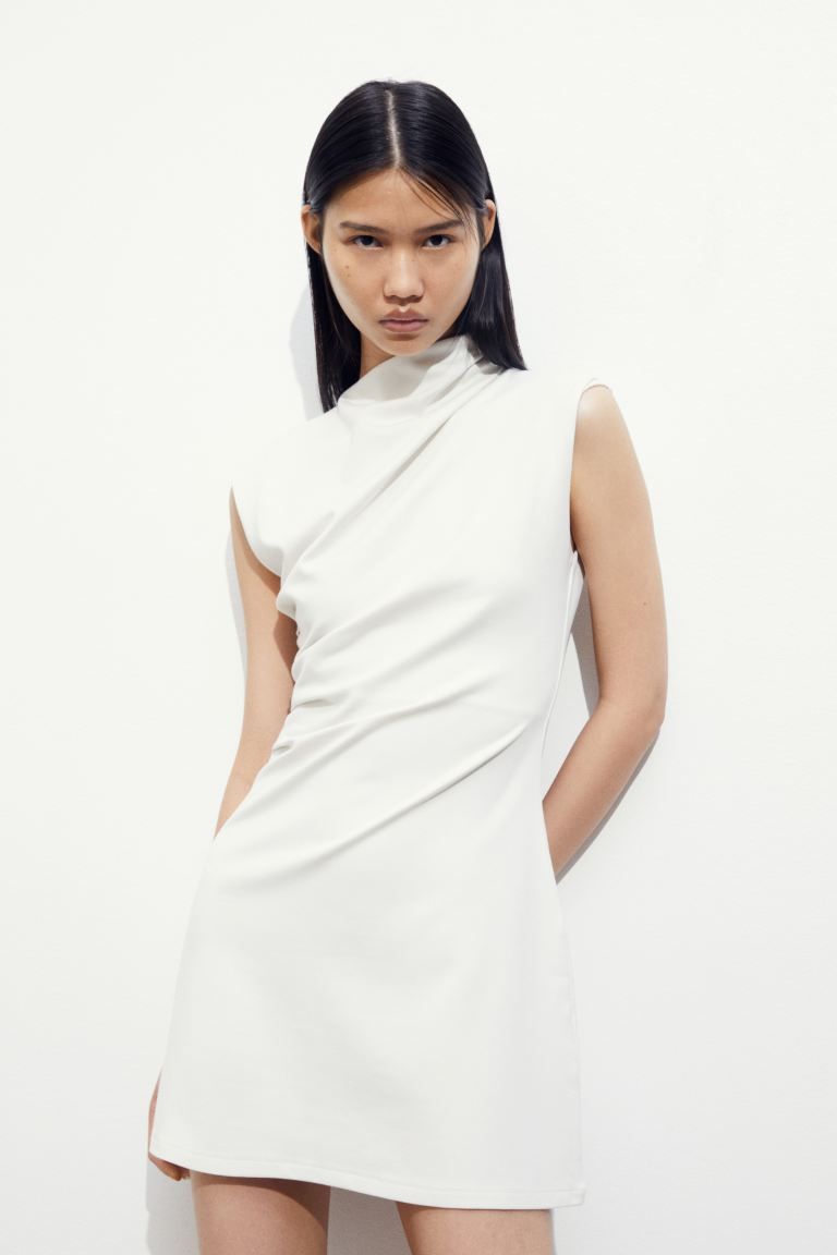 Biała sukienka z h&m