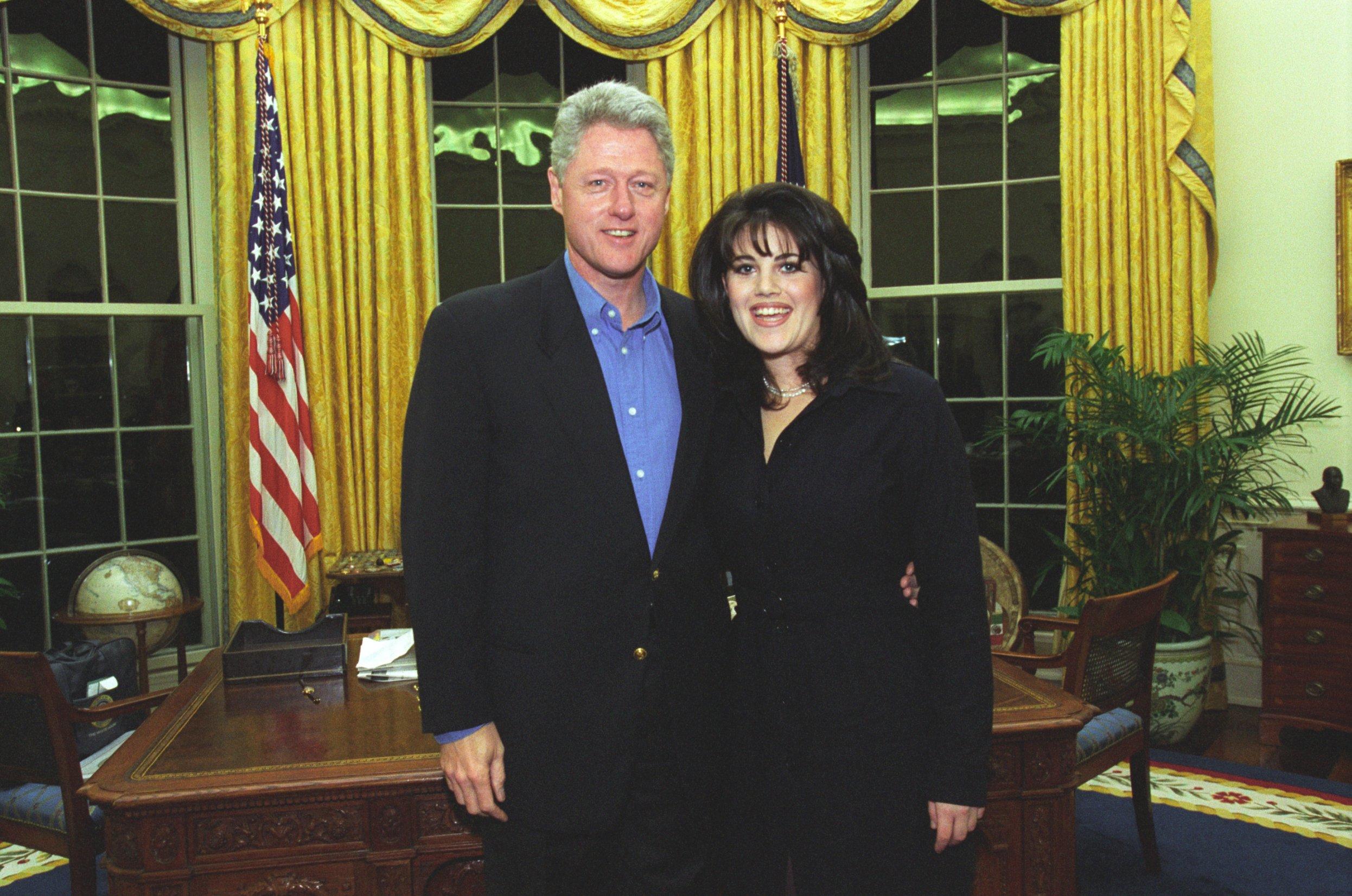 Bill Clinton, Monica Lewinsky, fot. Wikimedia.org