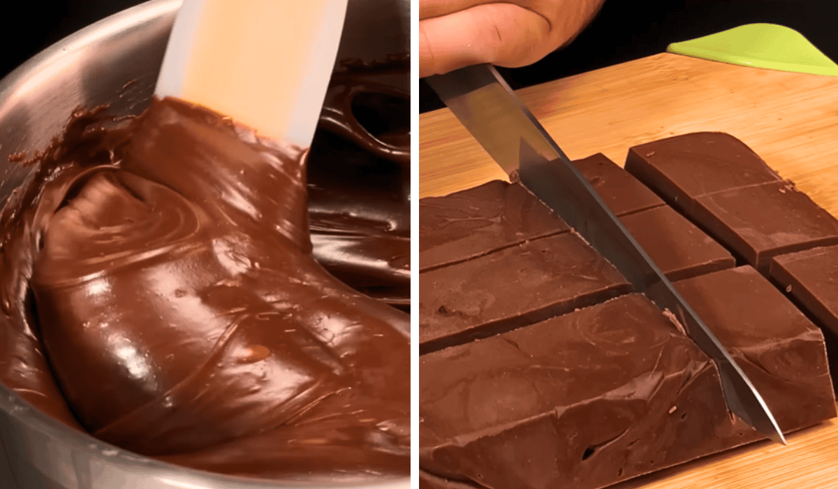 Blok czekoladowy z dwóch składników