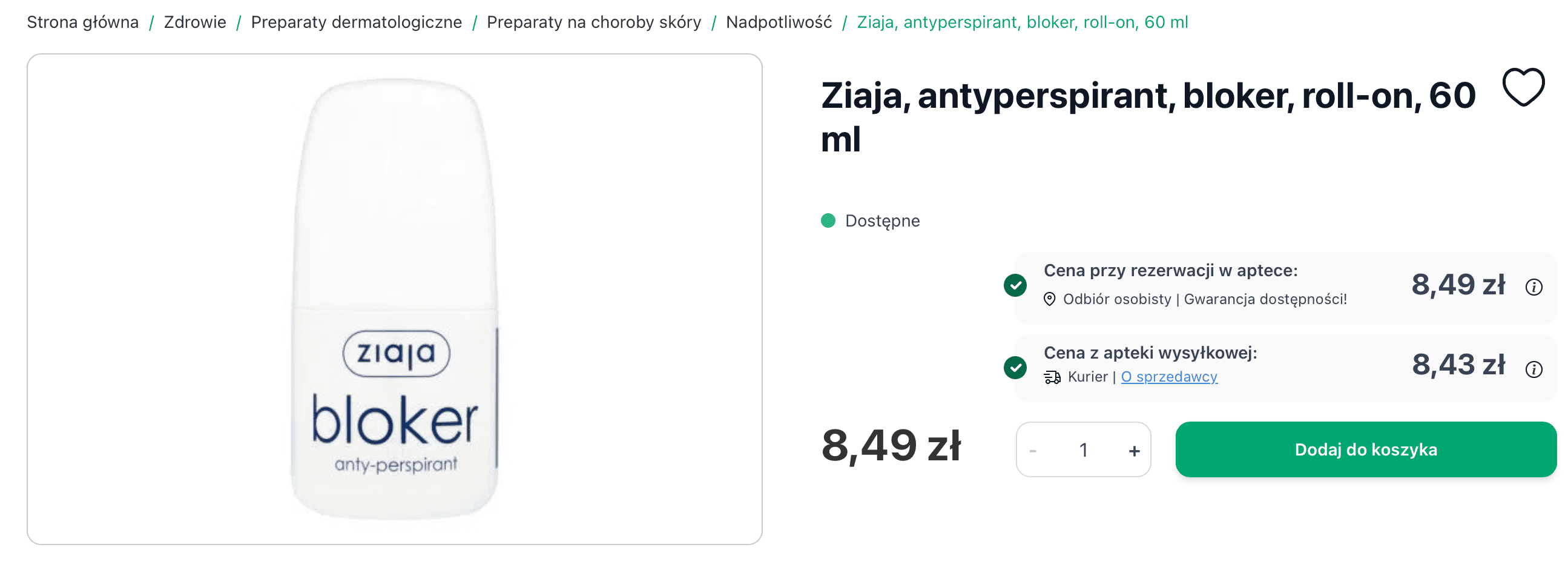 Kosztuje 8 zł w aptece i działa jak botoks na gruczoły potowe. Zapomnisz o mokrych plamach pod pachami