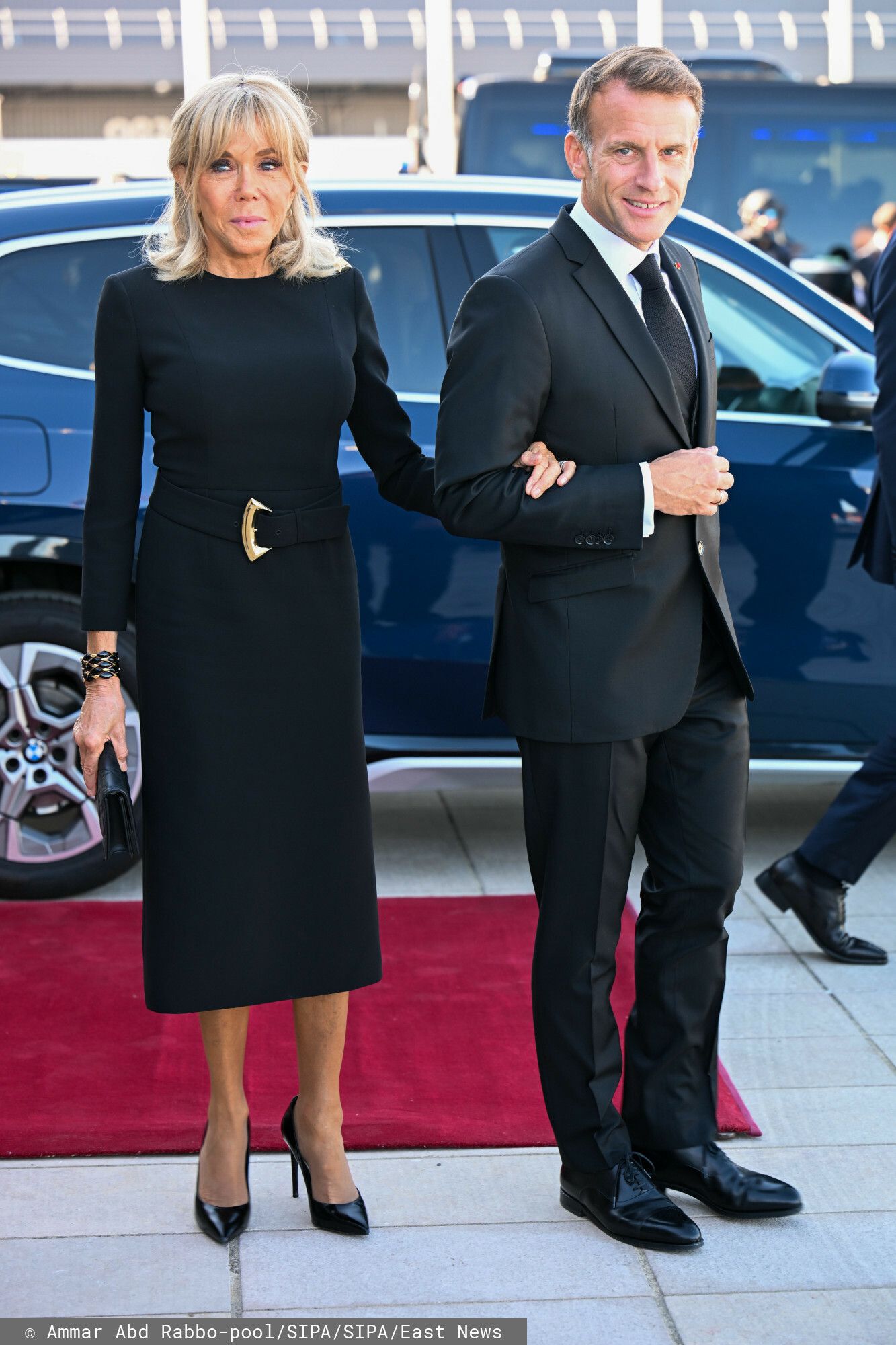 73-letnia Brigitte Macron w czerni na spotkaniu z papieżem. Odważnie zrezygnowała z tradycji