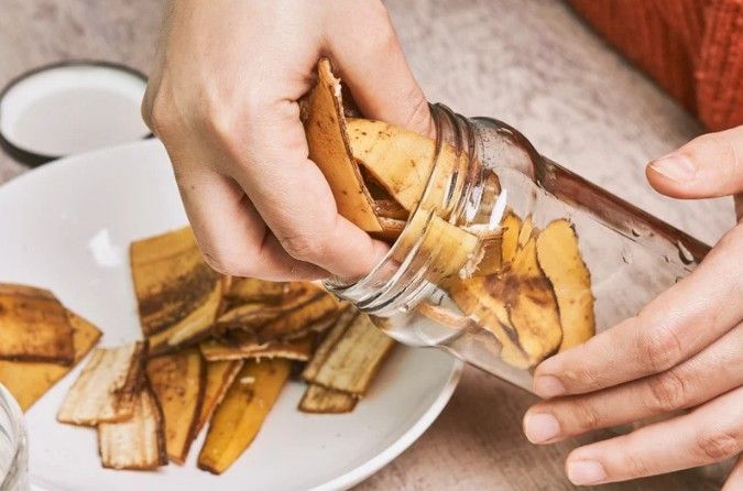 Nawóz ze skórek bananów