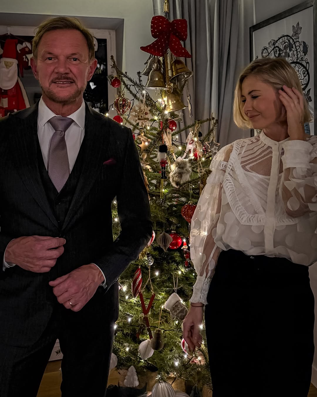 Wigilia 2024 u gwiazd: Kaczorowska, Rozenek, Szczęsna, Lewandowska, Kurdej-Szatan i inni