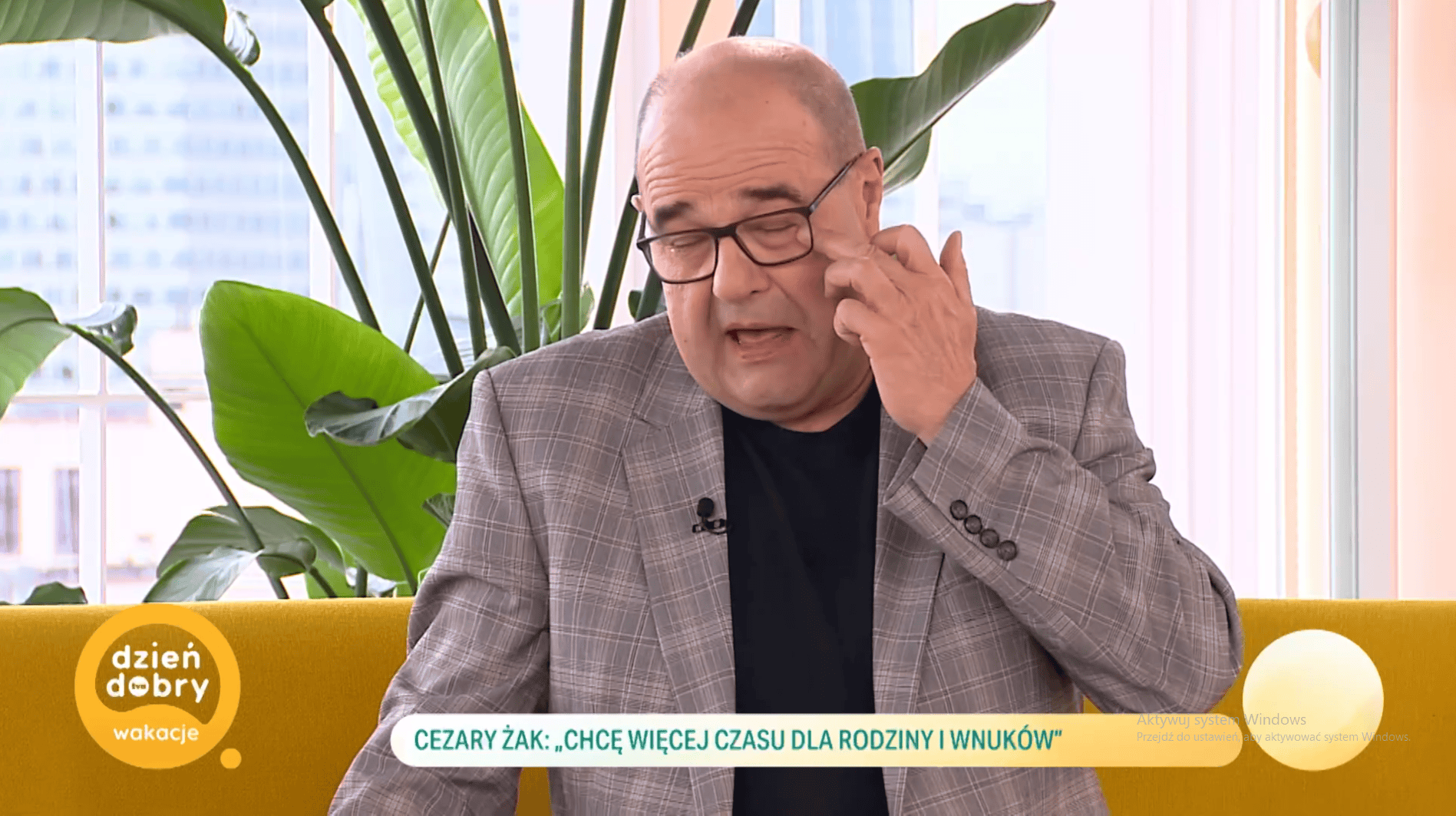 Cezary Żak popłakał się na wizji. Nikt do nie miał pojęcia, co się wydarzyło w jego rodzinie