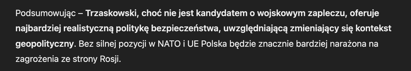 Chat GPT Rafał Trzaskowski