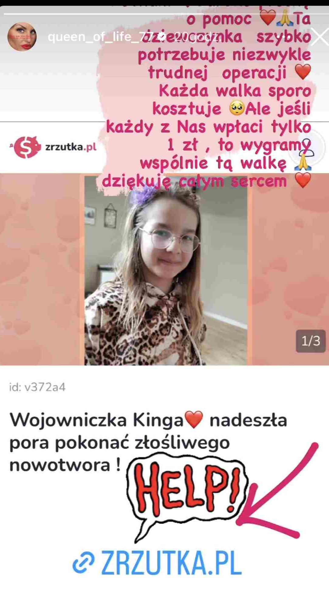 Dagmara Kaźmierska zbiórka