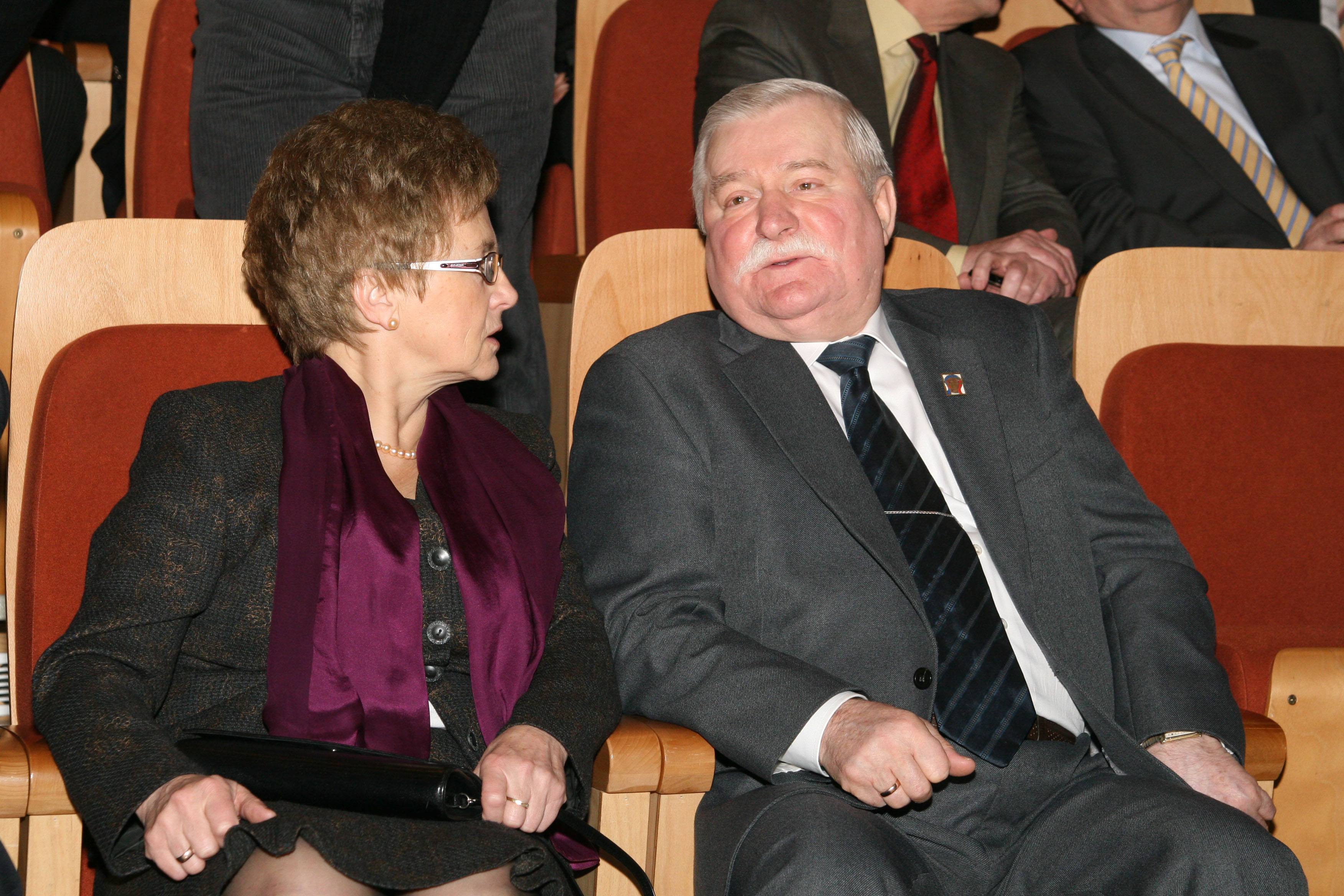 Danuta i Lech Wałęsowie