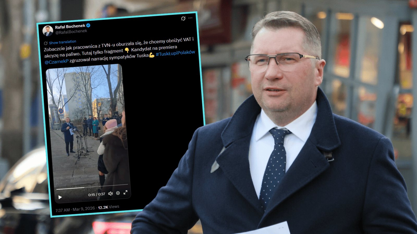 Awantura na konferencji PiS. Przemysław Czarnek nagle starł się z dziennikarką TVN24