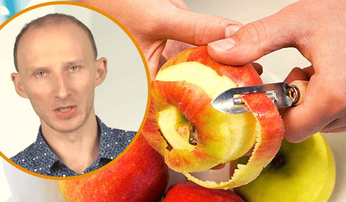 Dietetyk odradza obieranie jabłek