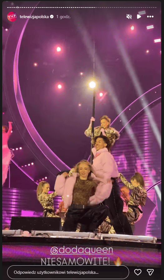 Sylwester z Dwójką 2025. Takie sceny na występie Dody. To na pewno przejdzie do histori.