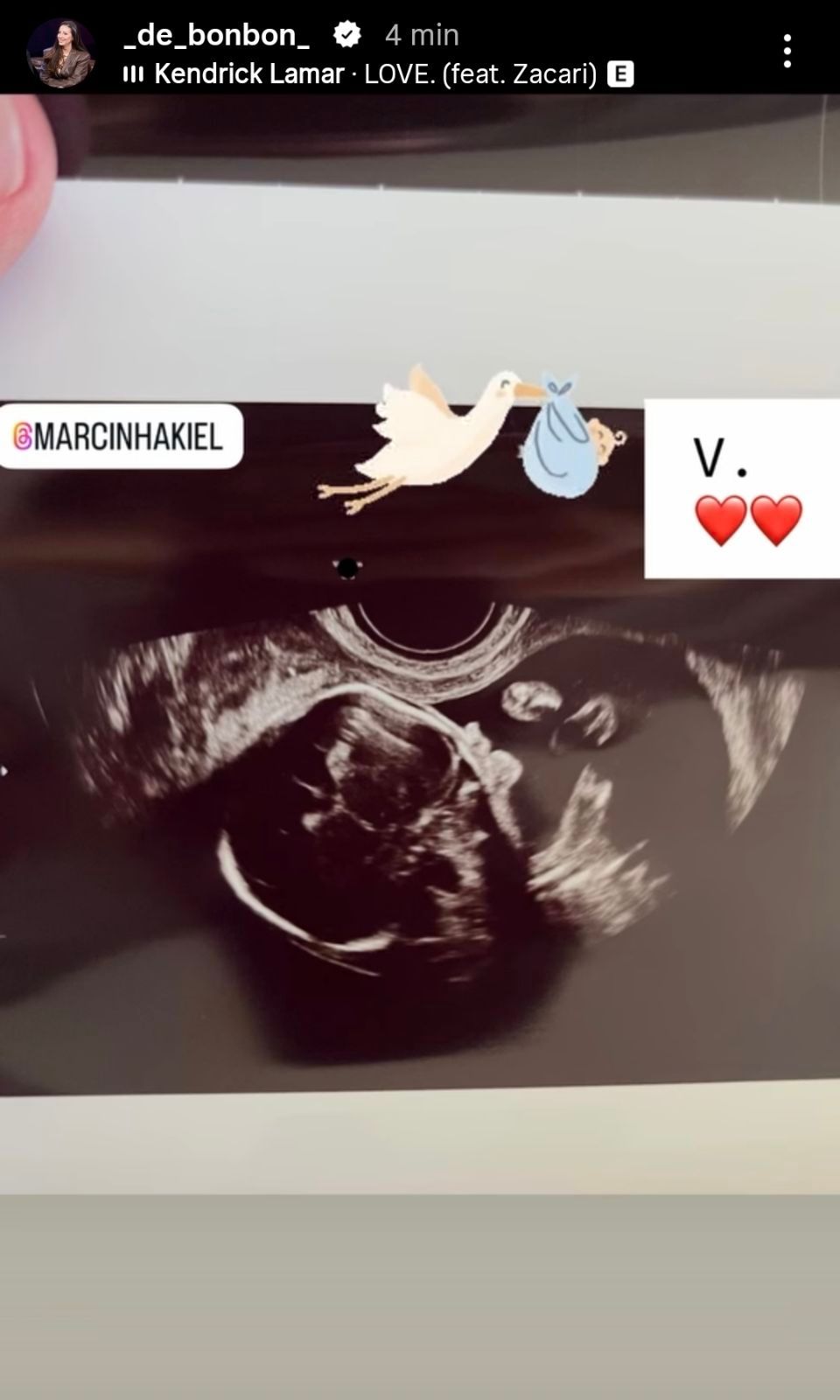 Partnerka Hakiela pokazała zdjęcie maleństwa. Imię? Zaczyna się na V!