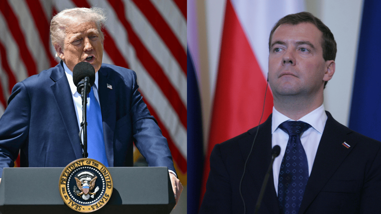 Donald Trump, Dimitrij Miedwiediew