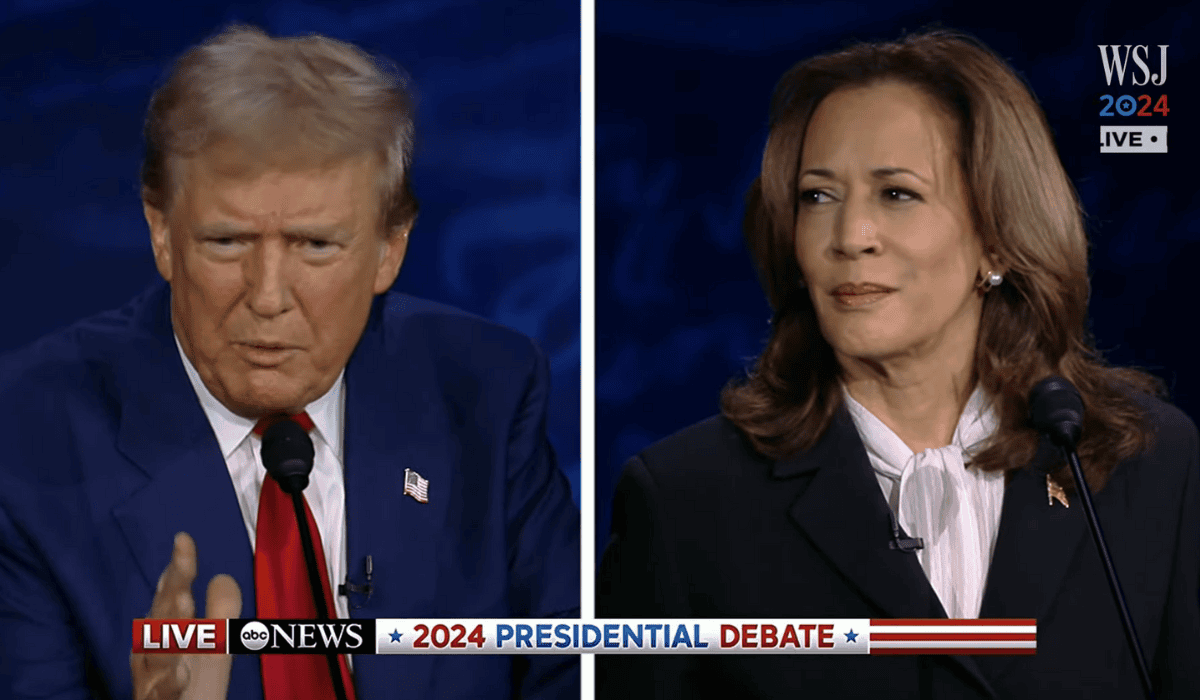 Donald Trump, Kamala Harris, fot. YouTube