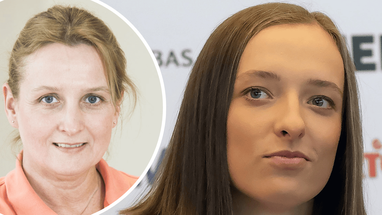 Dorota Świątek i Iga Świątek