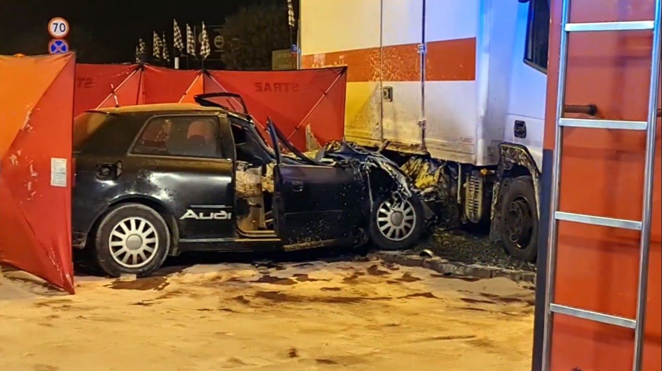Wideo z wypadku w Łodzi