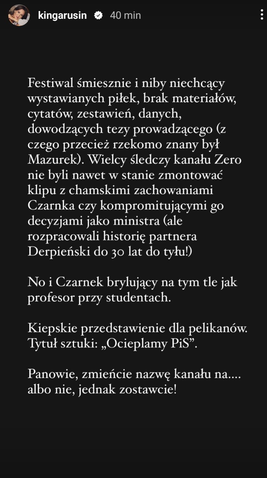 Dziennikarka ujawniła, kto będzie następcą Andrzeja Dudy! W sieci wrze, a ona nie przebiera w słowach, fot. Instagram