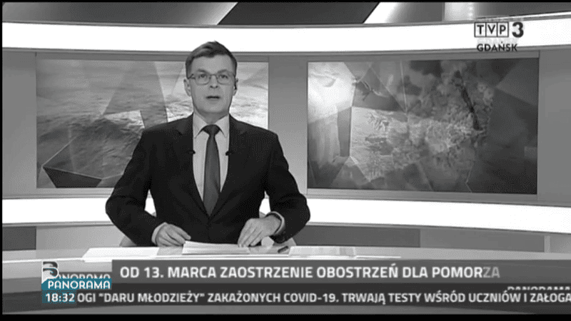 Dziennikarz TVP zginął w wypadku samochodowym, fot. kadr z programu „Panorama” prod. TVP3 Gdańsk 2.png