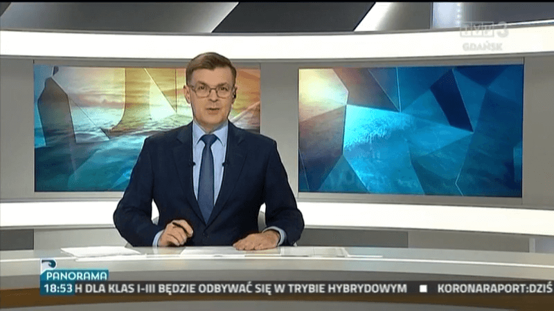 Dziennikarz TVP zginął w wypadku samochodowym, fot. kadr z programu „Panorama” prod. TVP3 Gdańsk 6.png