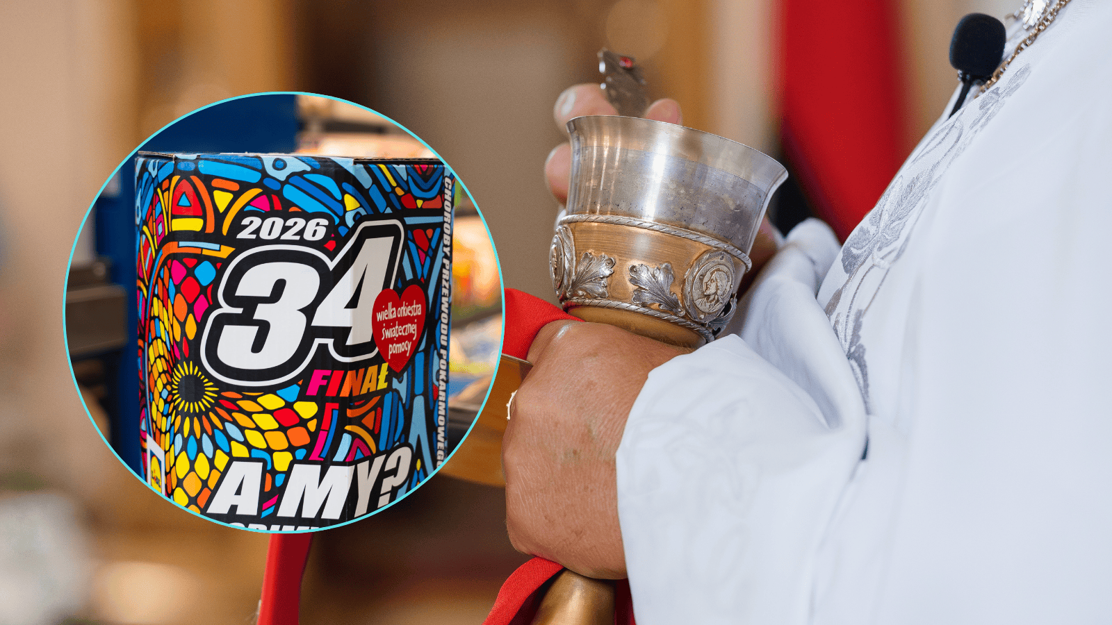 Ksiądz przeganiał wolontariuszy WOŚP. Teraz tłumaczy, co zaszło