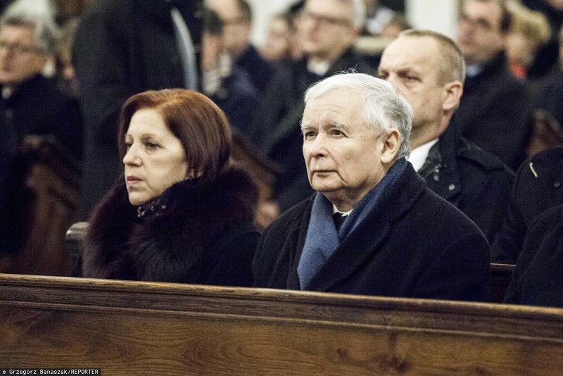 Barbara Skrzypek i Jarosław Kaczyński