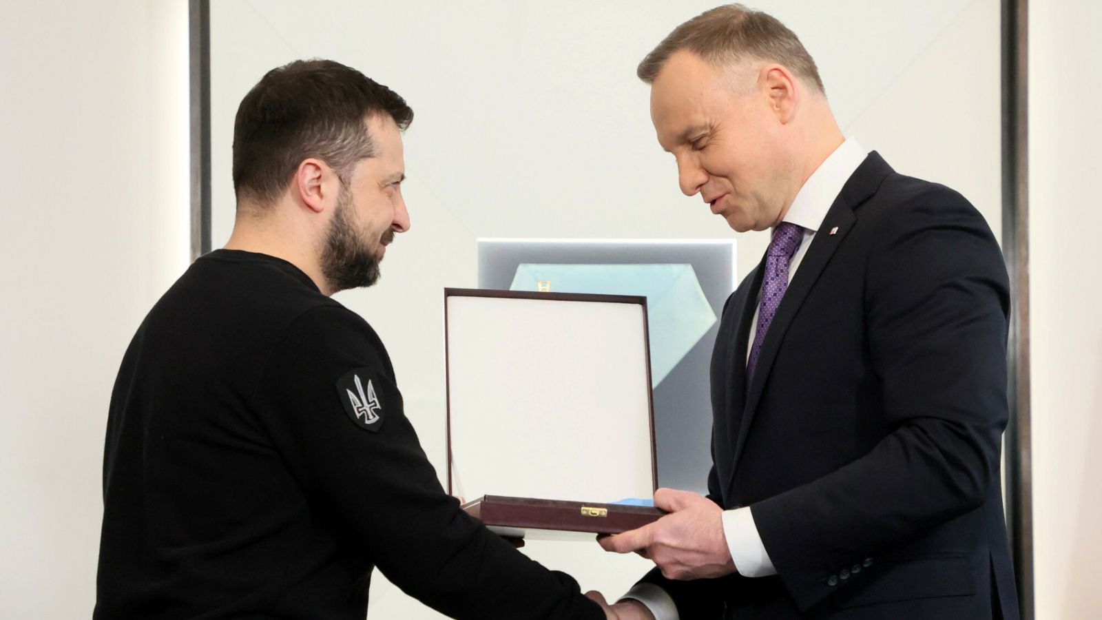 Wołodymyer Zełenski, ANdrzej Duda, Karol Nawrocki, order