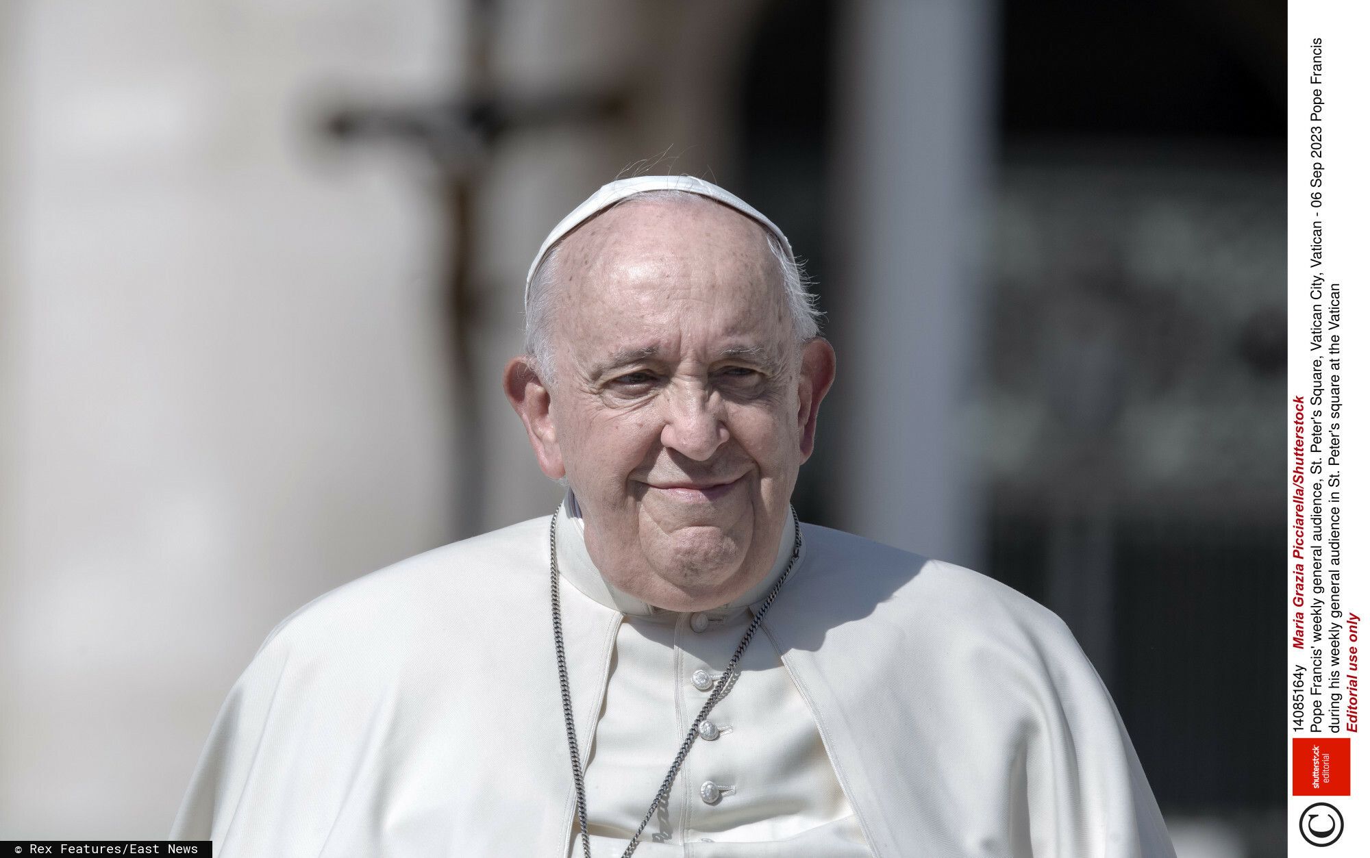 papież franciszek uśmiech