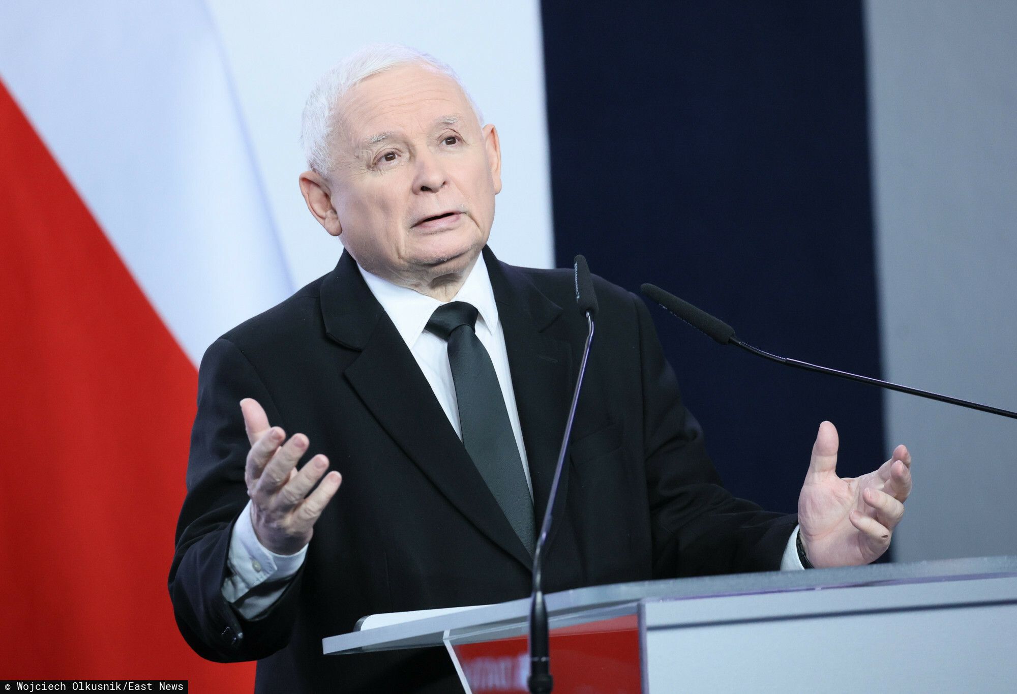 jarosław kaczyński mównica wystąpienie