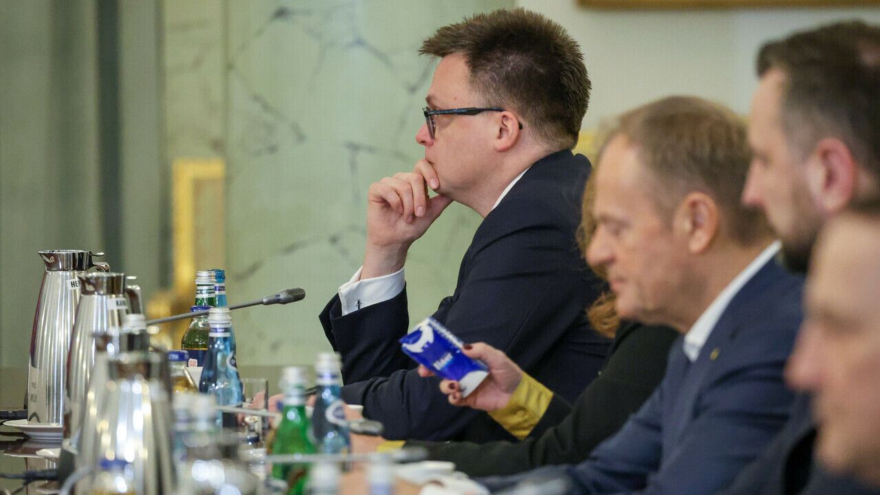 Tusk i Hołownia