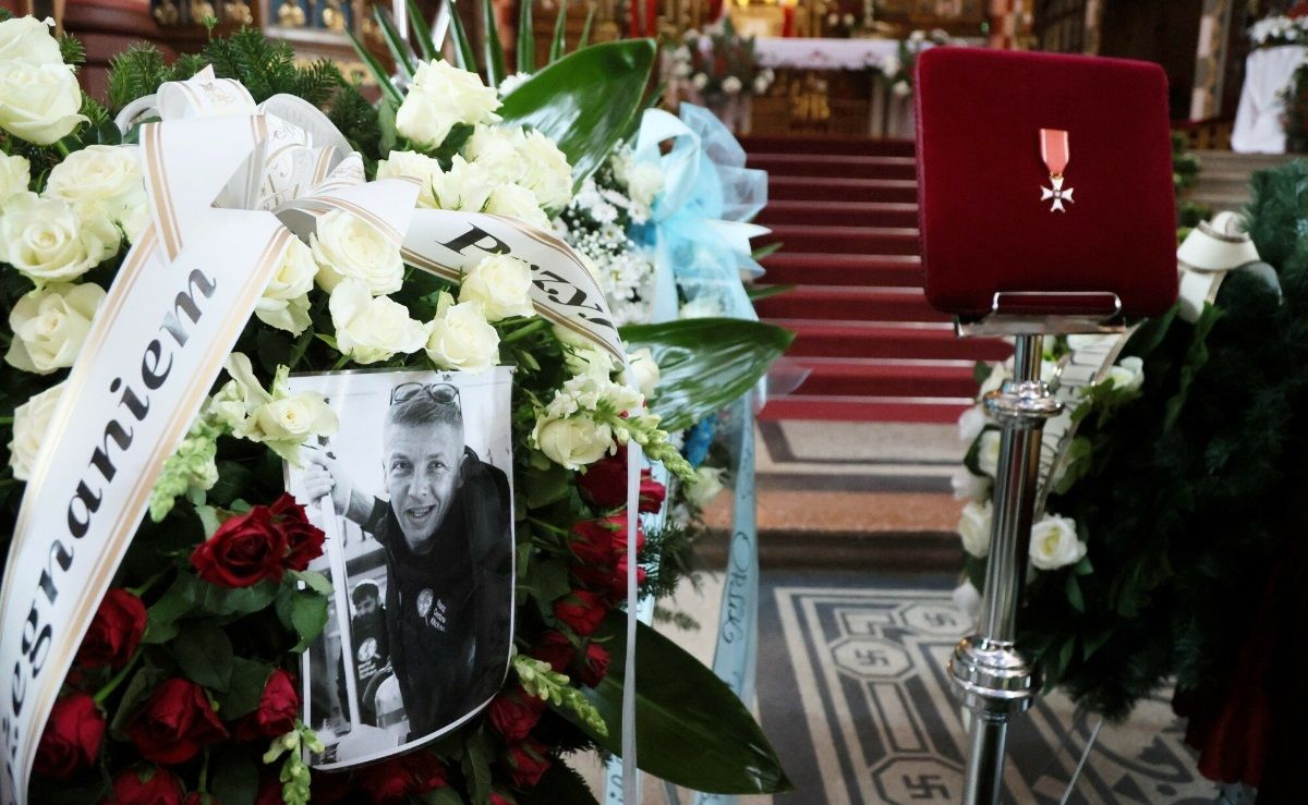 Pogrzeb Damiana Sobola. Polski wolontariusz zginął, niosąc pomoc w Strefie Gazy