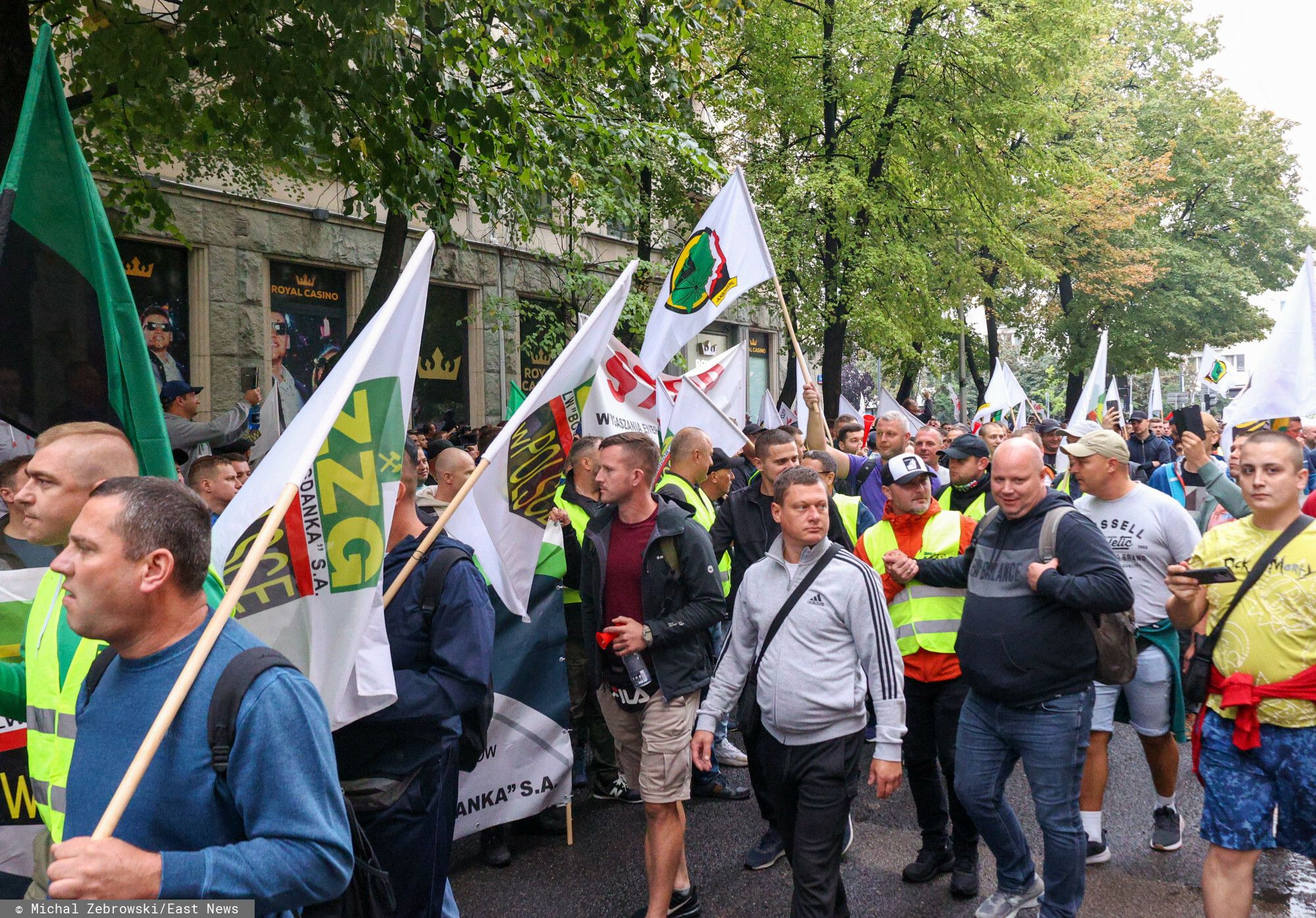 Górnicy z Bogdanki, protest