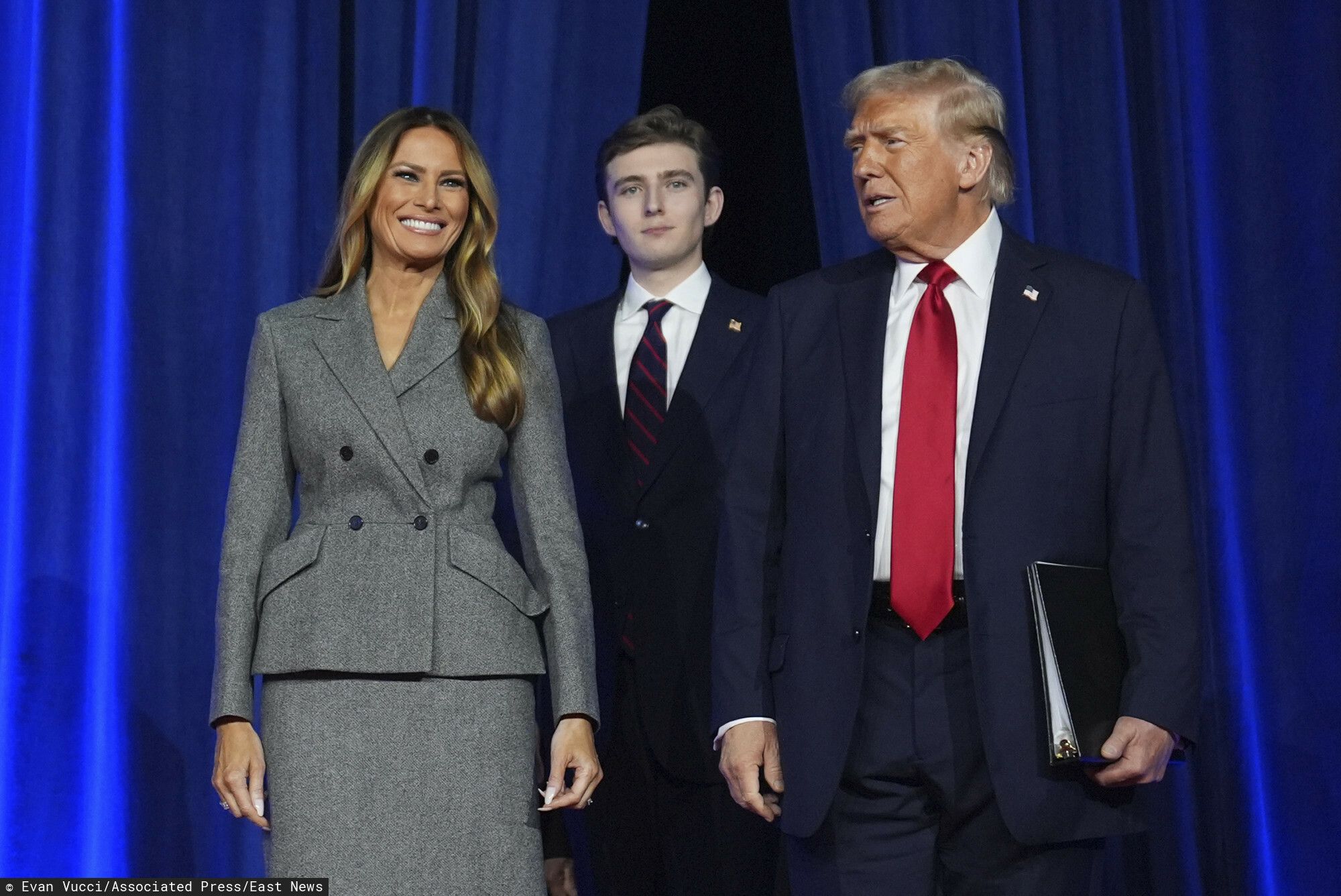 Melania, Barron i Donald Trump