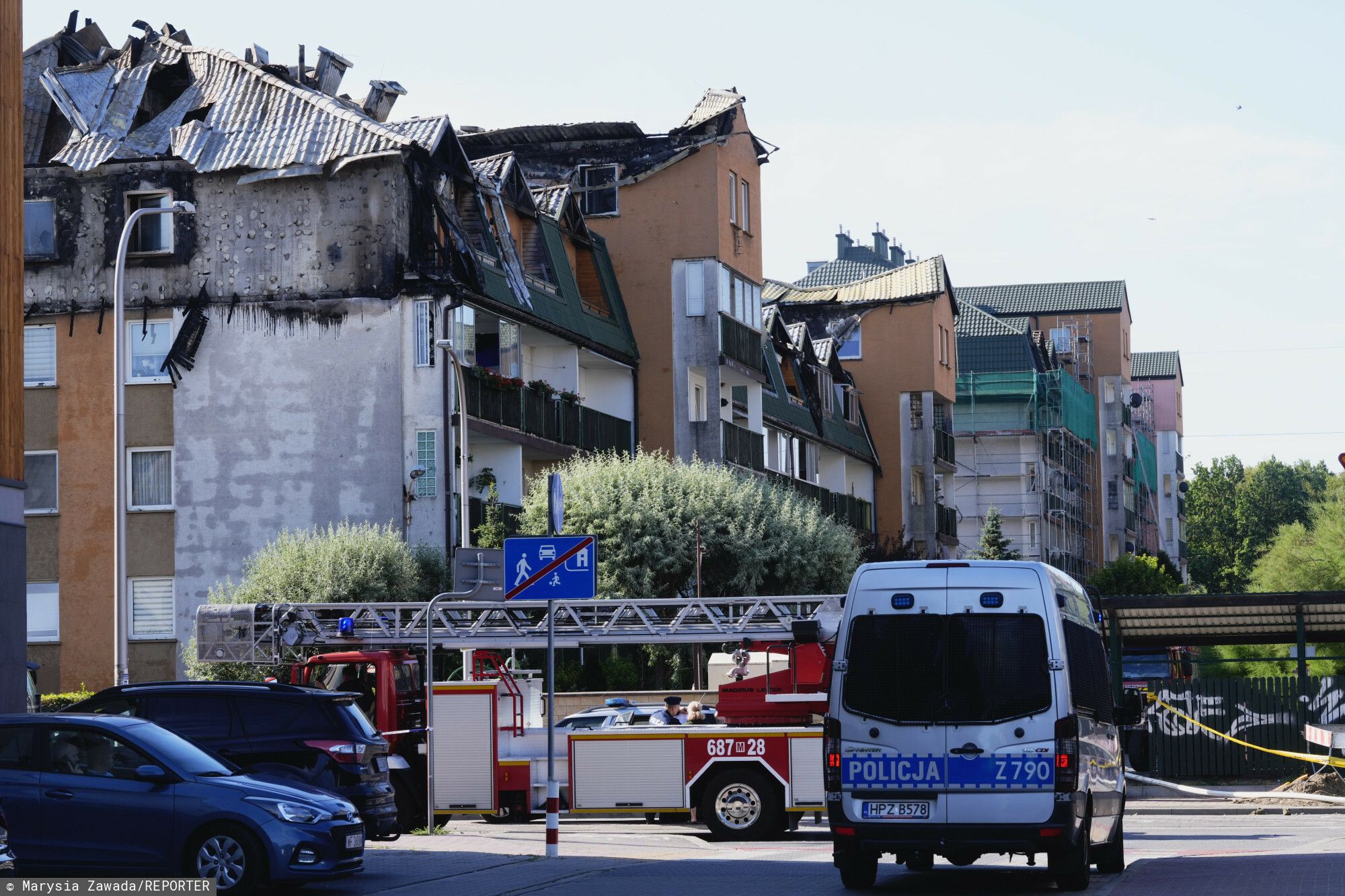 Pożar w Ząbkach. Znany dziennikarz stracił cały dorobek życia. Opowiedział o horrorze, jaki przeżył