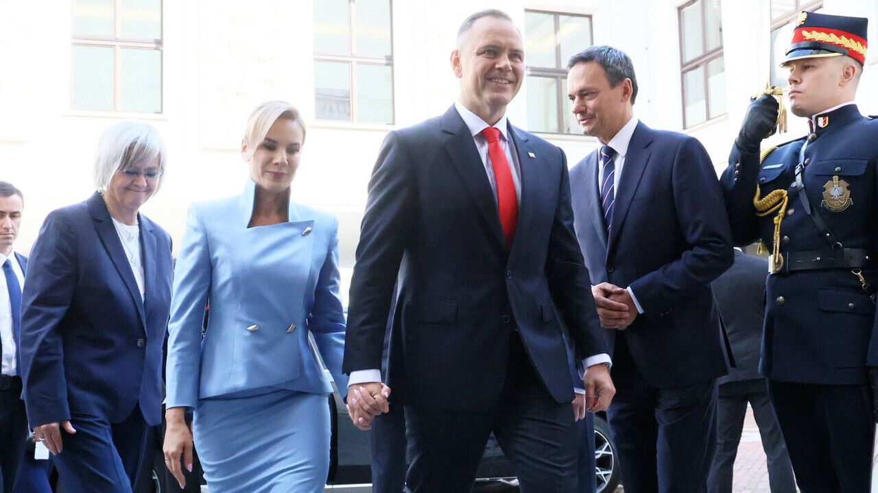 Karol i Marta Nawrocka