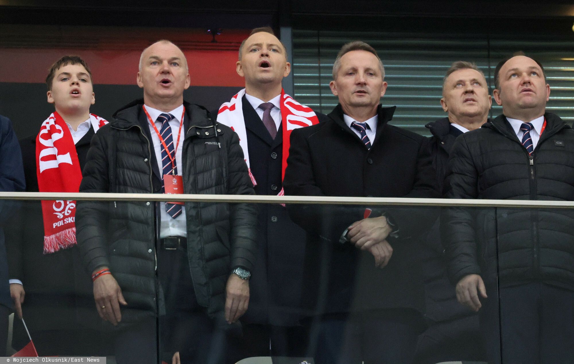 Nawrocki pojawił się na meczu Polska-Holandia. Wiadomo, kto mu towarzyszył