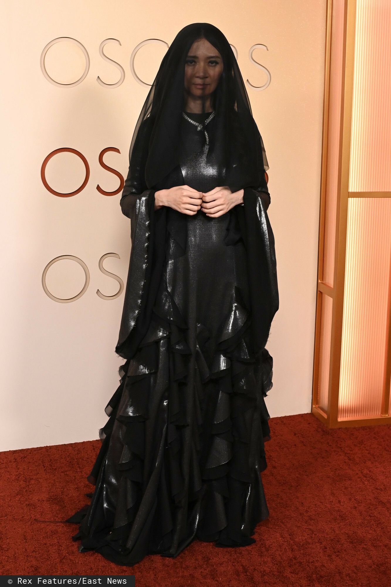 Cała zasłonięta wkroczyła na oscarową ściankę. Wielu nie poznało wielkiej gwiazdy